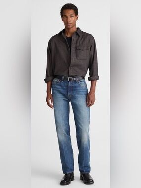 NWT MADEWELL Work Shirt in Herringbone size men’s XXLARGE